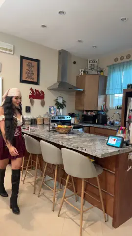 Just a pirate 🏴‍☠️ and her Jack 🎃 #fyp #costume #MomsofTikTok #halloween #956 