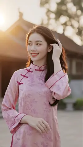 [BST Tết 2026] Áo Dài Thiên Hương - Ao dài dáng suông, tay loe lỡ có đính nơ điều đà, phù hợp đi chơi, sự kiện, lễ tết, du xuân, ăn cưới#xuhuong #aodaitet #aodai2026 #aodaivietnam 