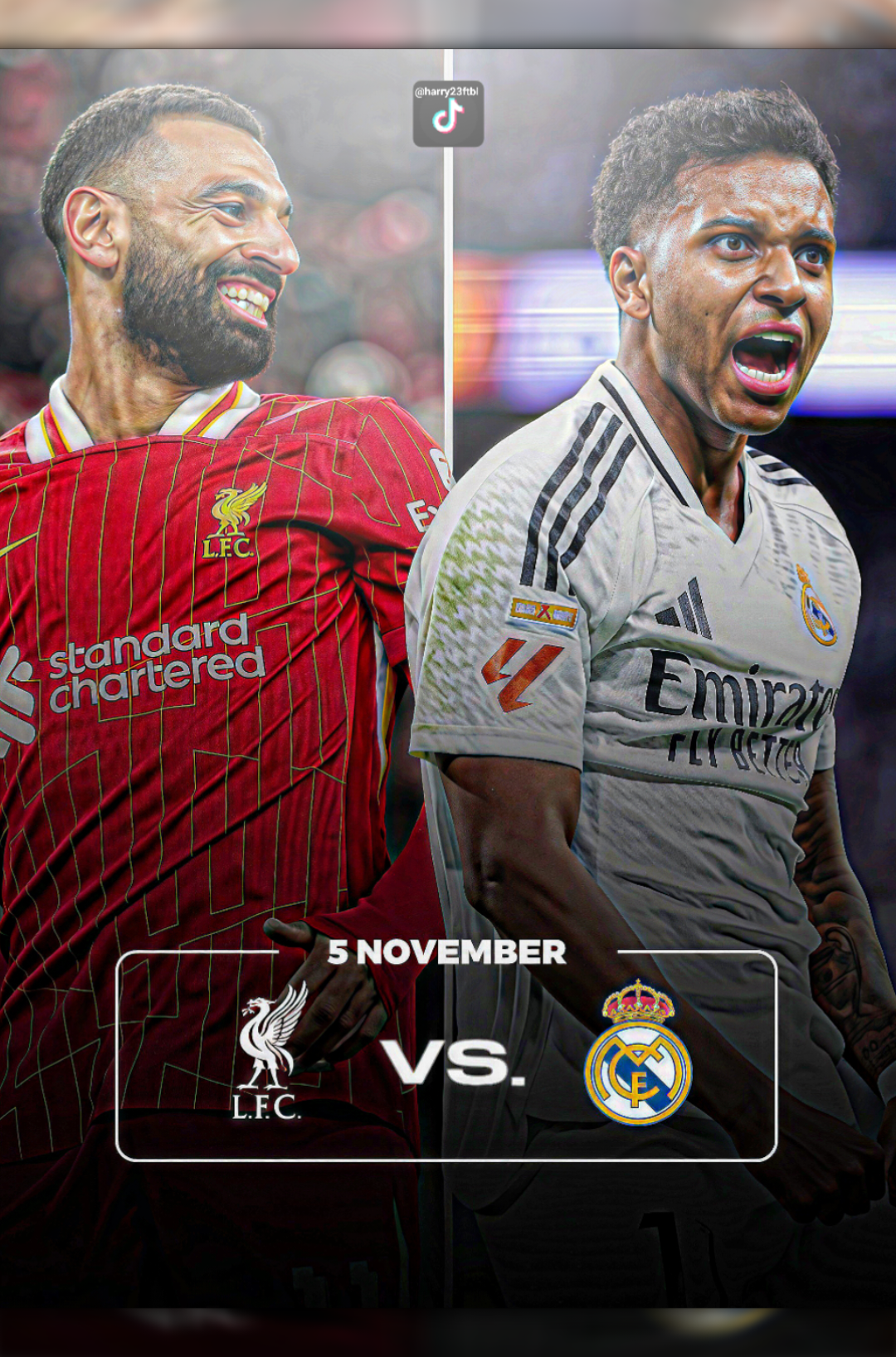 🚨BREAKING: Duel panas Liverpool vs Real Madrid akan dimainkan di Anfield Stadium, pada 5 November pukul 03:00 WIB Jangan lupa nonton!!! #liverpool #realmadridfc #anfield #ucl #football 