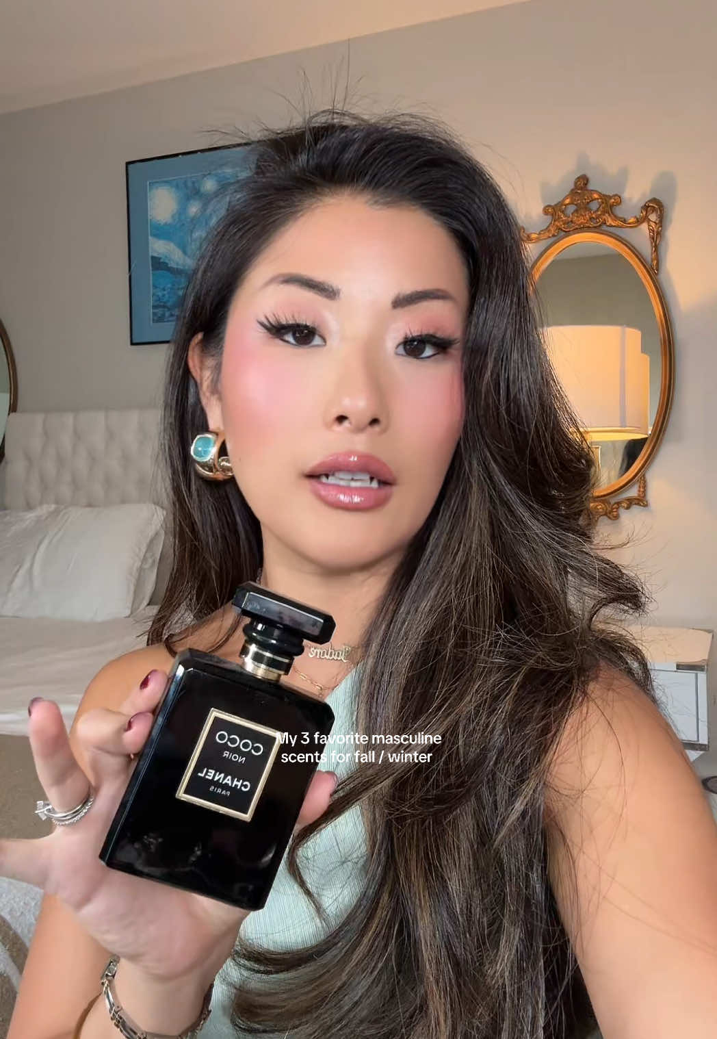 My top 3 scents for fall/winter  1. Coco noir by @ChanelOfficial  2. Jazz club by @Maison Margiela  4. Rose whip by @Phlur Fragrances 