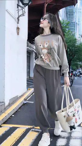 Set Bộ Quần Áo Form Vừa Freesize 40-60kg , Hoạ Tiết Hình Thó CHIC Cho Nữ, Chất Liệu Nỉ 2 Da, Top Women, Set Đồ Nữ Đẹp, Bộ Nỉ Thu Đông Nữ, Set Đồ Nữ Mùa Đông #setbonu #setbocute #thoitrangnu #outfitmoingay #thinhhanh 