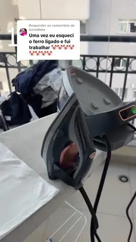 Respondendo a @lunnallima Ferro de passar que não queima roupa!  Ele é da Polishop, e tudo de lá é perfeito né! #acumuladorescompulsivos #diariasdogui #limpezapesada #faxina 