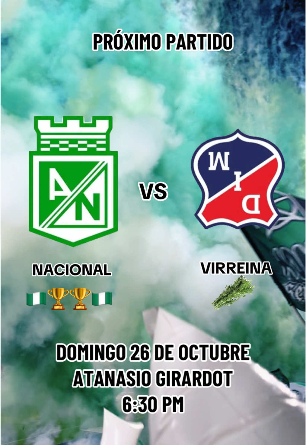 Nacional vs Medellín - Fecha 17 Liga Betplay 🇳🇬 #nacionalvsmedellin #ligabetplay #verdolaga #nacional #independientemedellin 