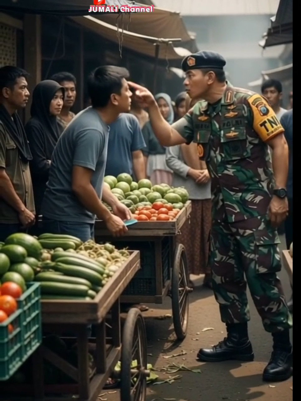 TNI Tegas! Preman Pencuri HP Penjual Sayur Langsung Ditindak #pencuri #maling #preman #tni #tniindonesia🇮🇩 