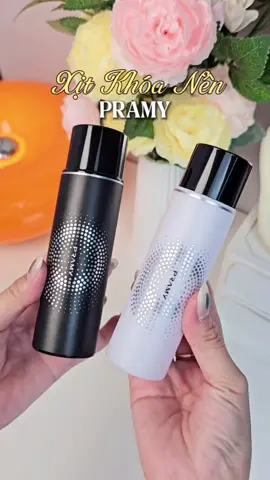 Xịt khóa nền siu đỉnh  #xitkhoanen  #pramy  #xitkhoanenmakeup  #banacocoreview  #reviewlamdep 