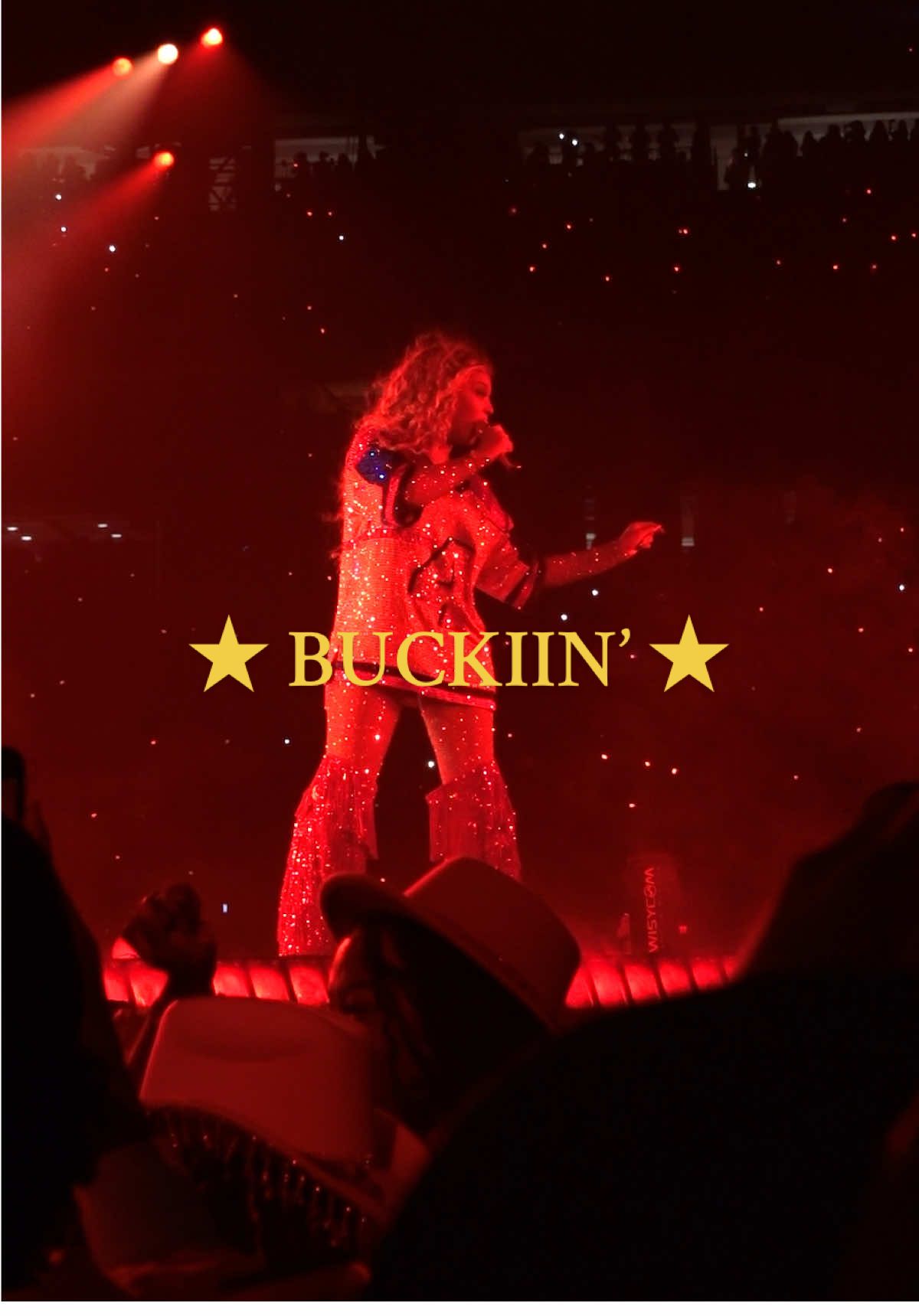 AOTY, WHO AINT WIN??? BUCKIIN’ @Beyoncé #cowboycartertour #houston #beyoncé #blueivy #buckiin  📷: Sony RX100 Vii 