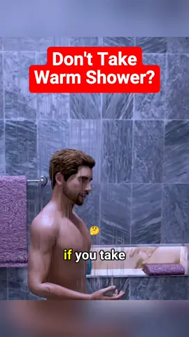 what happens to your body if you take a warm shower every day for 2 weeks #warm #cold #shower #healthissues #TikTokHeroVillainContest 