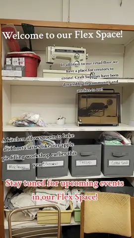 Follow us on Facebook for more information on classes in our flex space! #SmallBusiness #crafting #classes #homesteading #fyp