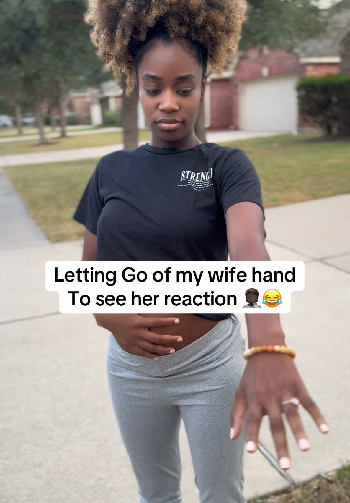 She is such a baby 😂🫶🏽♥️ #funnycouple #fyp #foryou #couple #couples 
