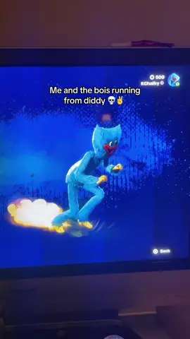 Saw someone else do this with a different emote lol #fortnite #fyp #poppyplaytimechapter3 #huggywuggy #diddy 