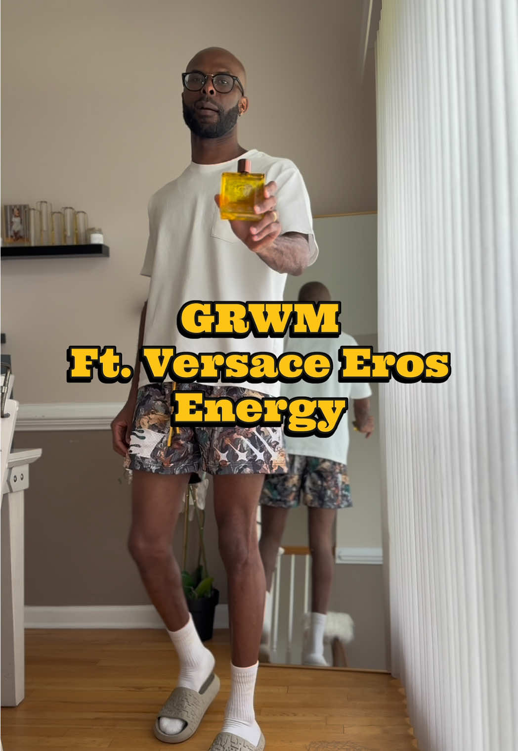 GRWM Ft. Versace Eros Energy 🍋🍋‍🟩🍊perfect sent for the summer! Thank you for sending this over @Macy’s @Versace  #grwm #versaceerosenergy #cologne #versace #macys 