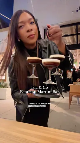 I love espresso martinis and if you do @Isla & Co is your new favorite place! Make sure to head over to Williamsburg to get great food and wonderful drinks! @Invyted - Influencer App #esspressomartini #nycfood #nycopening #nycrestaurants #esspresso 
