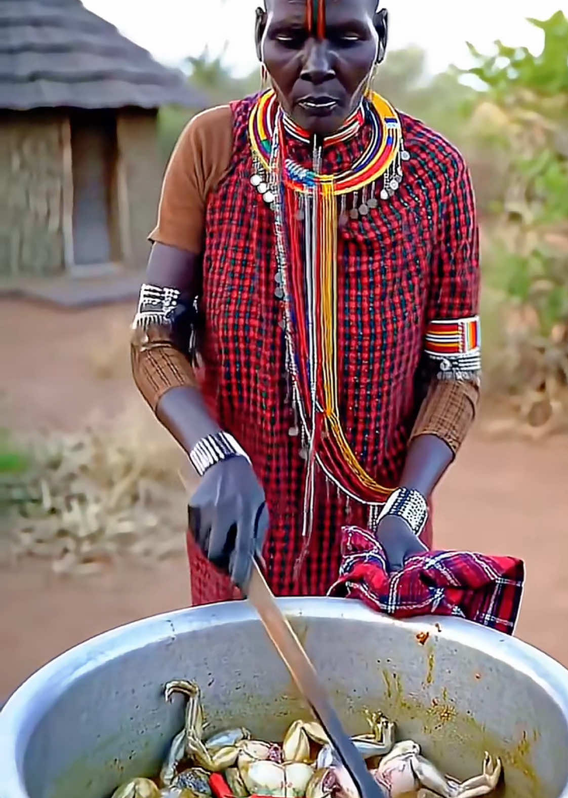Cooking lunch 🙈#hadzabetribe #africantribe #cooking #food #funny 