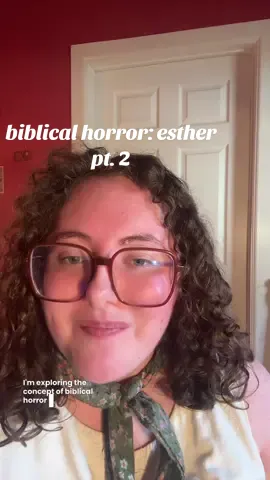 spooky theology continues with more esther!! featuring ghosts and interchangeable bodies!! for such a time as this!! 🎃🎃 CW: SA, trafficking, gendered violence #biblicalhorror #bible #progressivechristian #spookyseason #fyp 