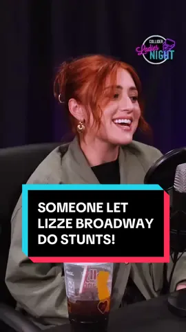 SOMEONE LET LIZZE BROADWAY DO STUNTS! (And yes, I will always try to bully guests into going skydiving.) Go watch my full Ladies Night chat with Lizze for Gen V Season 2 on the Collider Ladies Night YouTube channel now! #genv #lizzebroadway #interview #stunts #skydiving 