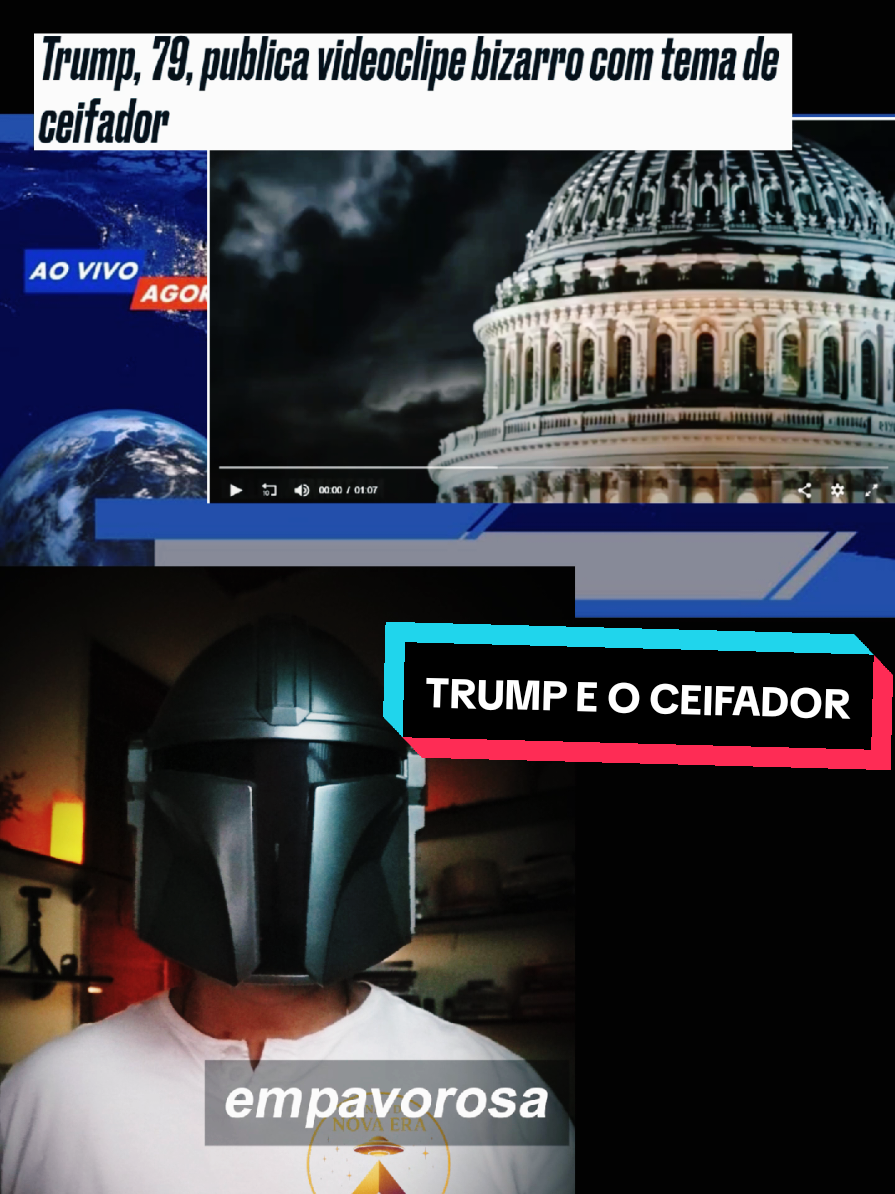 A responder a @brunusan 🕰️ Donald Trump volta às redes com um vídeo gerado por IA mostrando o arquiteto do Projeto 2025 como o próprio Ceifador. 🎭 Uma crítica política? Um ritual simbólico? Ou algo mais profundo por trás dessa encenação digital? 👁️‍🗨️ No Canal da Nova Era… nada é só o que parece. #Trump #Projeto2025 #IA #NovaEra #Mistério 