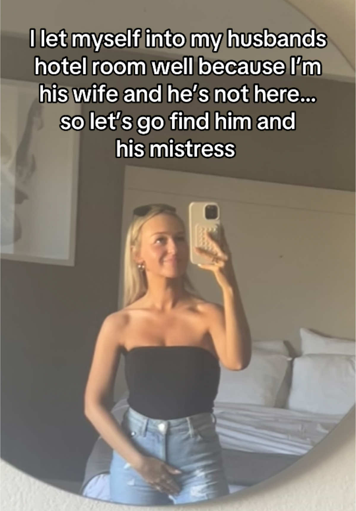 imagine thinking i wouldn’t find out… in our room. #caughtcheating #cheatinghusband #hotelroom #mistress #affair 