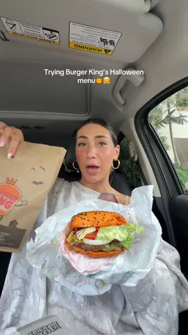 What should I try next Friday?🤗🤗 This was so fun! #foodiefriday #burgerking #halloween #menu @Burger King 