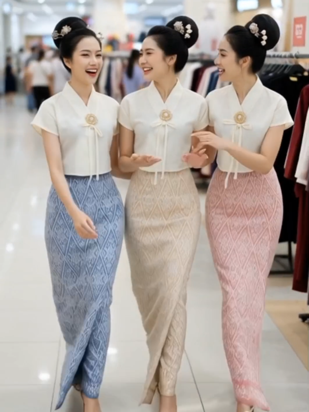 ชุดเซตผ้าไทยล้านนาลายสวยงามเนื่อผ้าดี#ผ้าไทย #ชุดล้านนา #foryou #tiktokshop #เสื้อผ้าผู้หญิง 