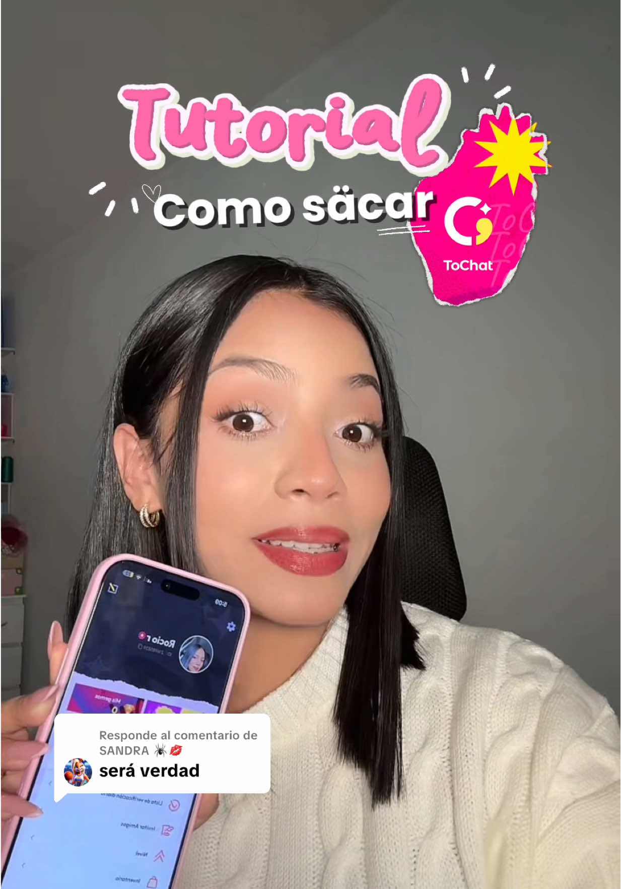 Respuesta a @SANDRA 🕷💋  Más tutos en mi perfil 🩷✨ #appmensajes #tochat #latam 