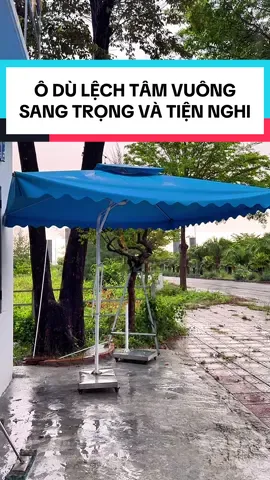 Mang lại phong cách sang trọng và tiện nghi cho ngôi nhà của bạn với Ô Dù Lệch Tâm cao cấp ☂️ Chiếc ô này vừa đẹp – vừa chắc – vừa tiện, là lựa chọn hoàn hảo để tạo không gian thư giãn cho cả gia đình. Với kích thước lớn 2m5 x 2m5, che mát thoải mái, ngồi cà phê sân vườn hay ngoài ban công đều cực kỳ lý tưởng. Công nghệ lệch tâm hiện đại giúp che nắng hiệu quả, giảm ánh sáng trực tiếp – bạn có thể ngồi thoải mái mà không lo nóng rát hay ảnh hưởng đến da. Khung ô làm từ thép sơn tĩnh điện siêu bền, điều chỉnh chiều cao linh hoạt tuỳ không gian sử dụng. Vừa bền, vừa đẹp, lại miễn phí ship toàn quốc khi đặt tại Đại Phát nha! Một chiếc ô thôi nhưng nâng tầm cả khu sân vườn – sang, xịn, mát mẻ quanh năm! #odulechtamvuong2m5x2m5  #odulechtam #GiaDungTienIch #KhongGianDep #NoiThatNgoaiTroi