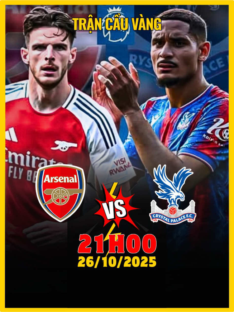 Arsenal vs Crystal Palace 21h00 26/10 - Trận Cầu Vàng lại phải bàn #trancauvang #bongda #ngoaihanganh #arsenal #crystalpalace 
