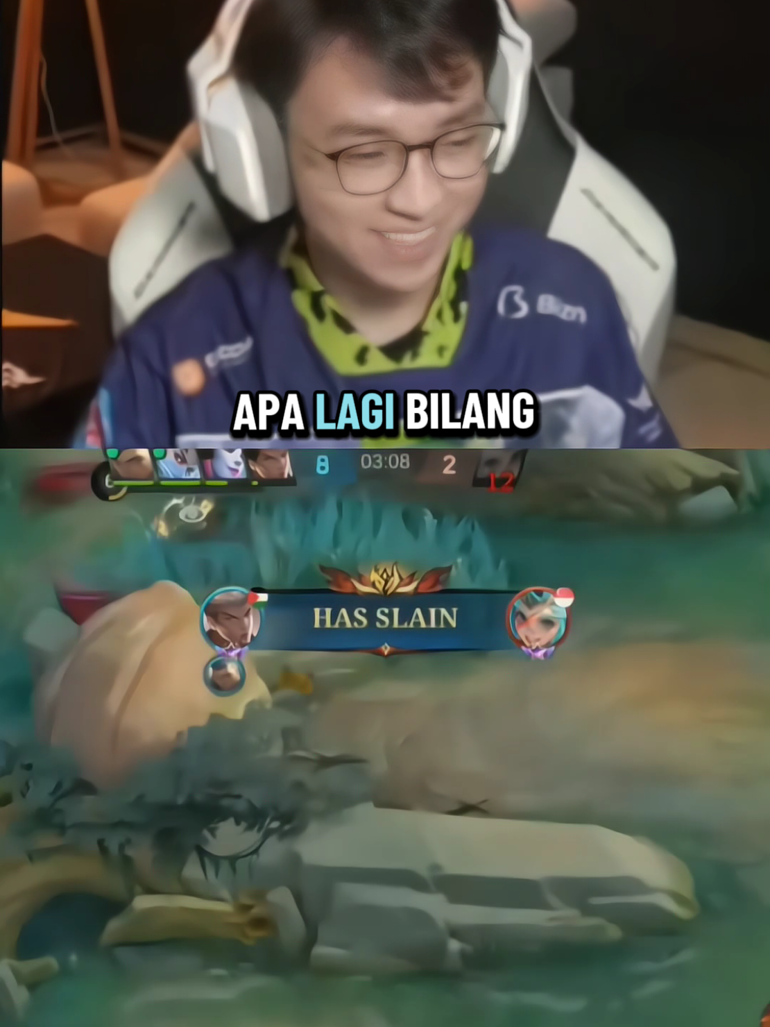 ujin full salting di tanyain bibi Mulu sama tazz wkwk 🤣#MLBB9TH#MLBB#rrqsutsujin#rrqbb#tazz 