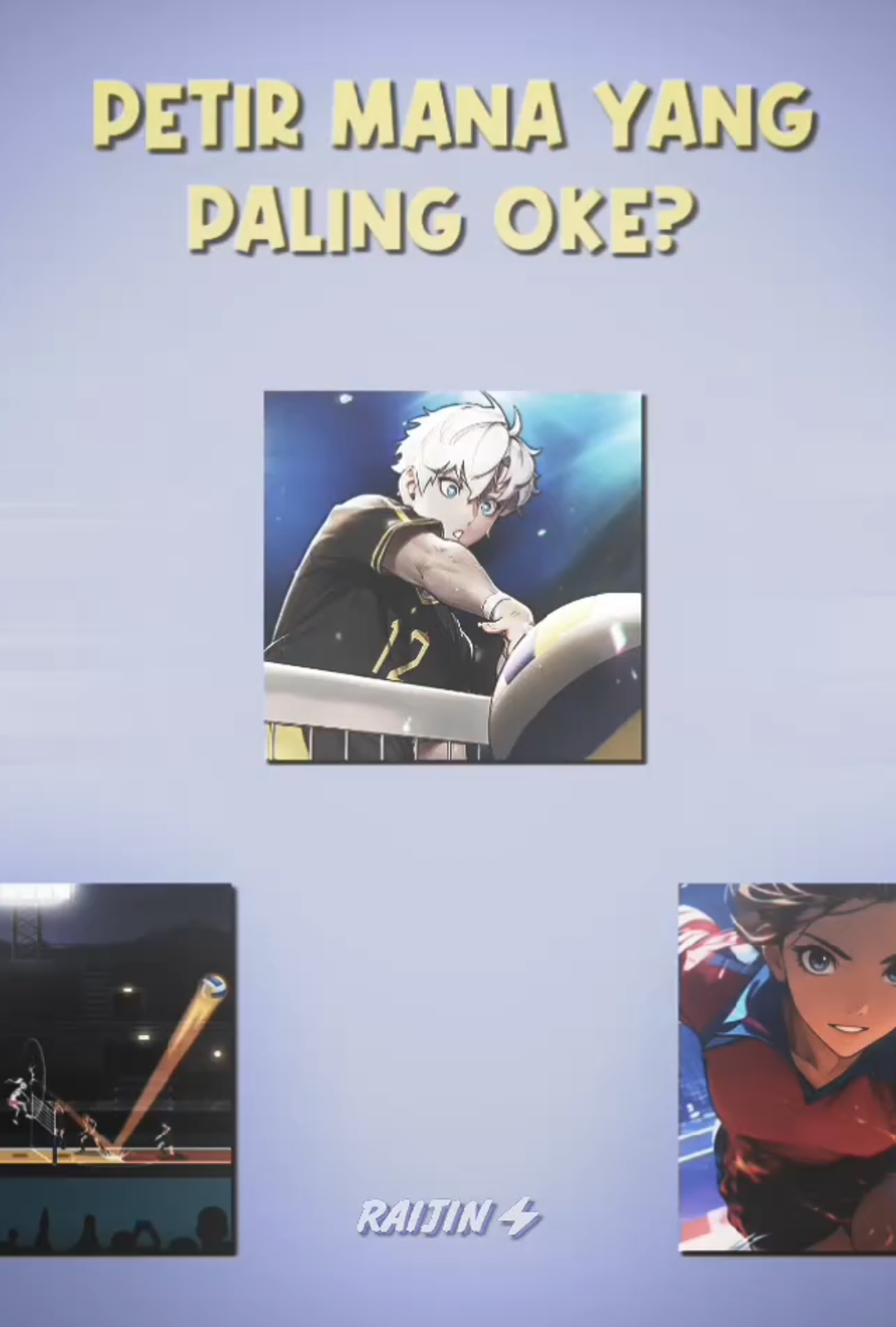 semuanya oke, tapi tetep petir papi suncyan yang paloke😜#thespikecross #thespikevolleyballstory #thespike #volleygirl #nishikawablack 