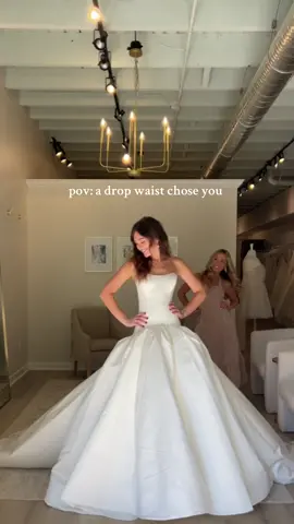 styling the lovely @payton 🤎 @Watters Designs  #bridalstylist #dropwaist #wattersbride #weddingdressshopping #weddingday 