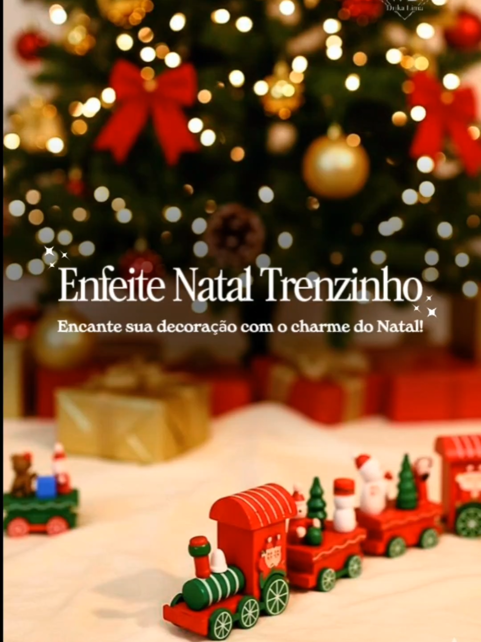 Encante sua decoração com o charme do Natal! Enfeite de Natal Trenzinho De Madeira Decorativo Presentes Decoração Natalino Brinquedo Papai Noel ✨️Digite o ID do produto no aplicativo Shopee✨️ ID: BPA-UDC-ZMT OU Precisando do link para comprar? Manda um 