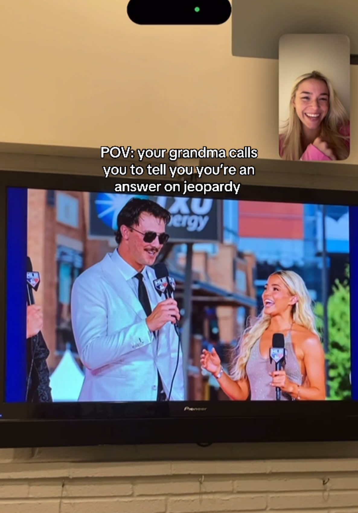 She was hyped 😭🥹 #jeopardy #fyp #grandma 