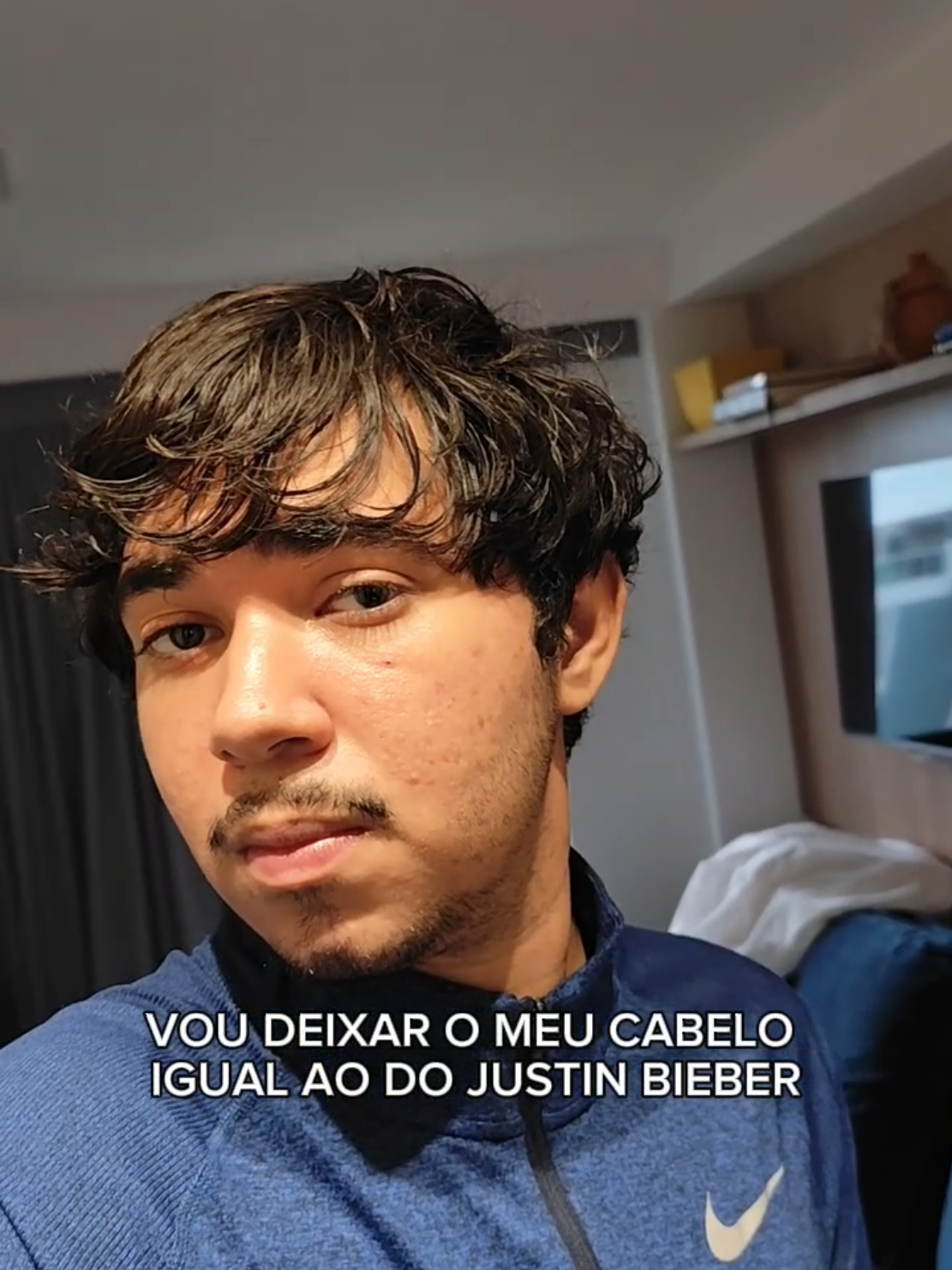 vou deixar o meu cabelo igual ao do Justin Bieber