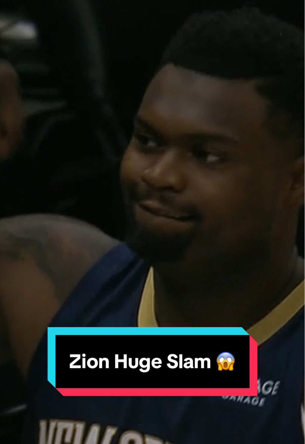 Zion came out with a POWERFUL slam 😱 #NBA #Basketball #Pelicans #ZionWilliamson 