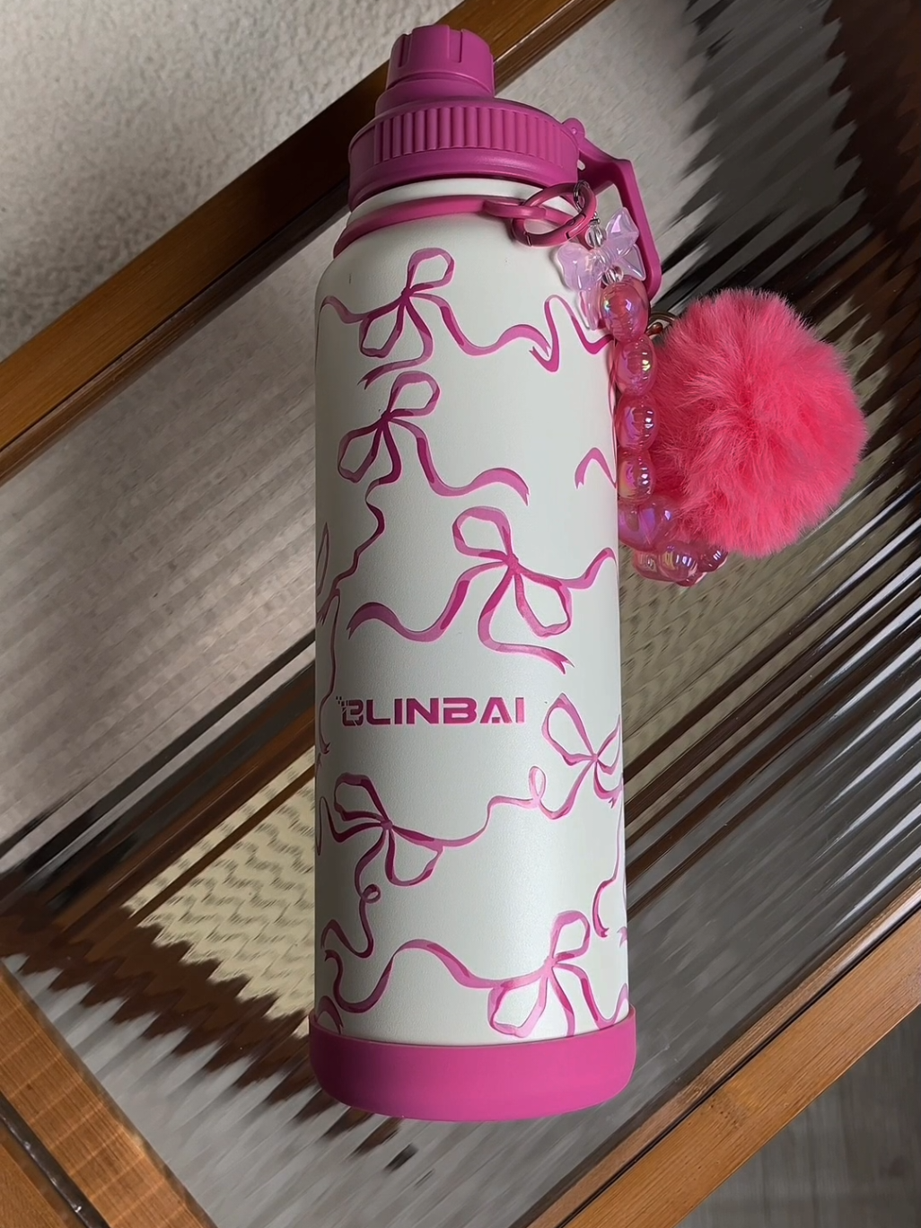 very coquette tumbler, ganda ng design nya 🫶😭 #coquettetumbler #linbaitumbler #insulatedtumbler #pinktumbler 