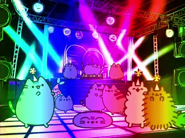 Pusheen disco pt3 #pusheen #pusheenthecat #fyp 