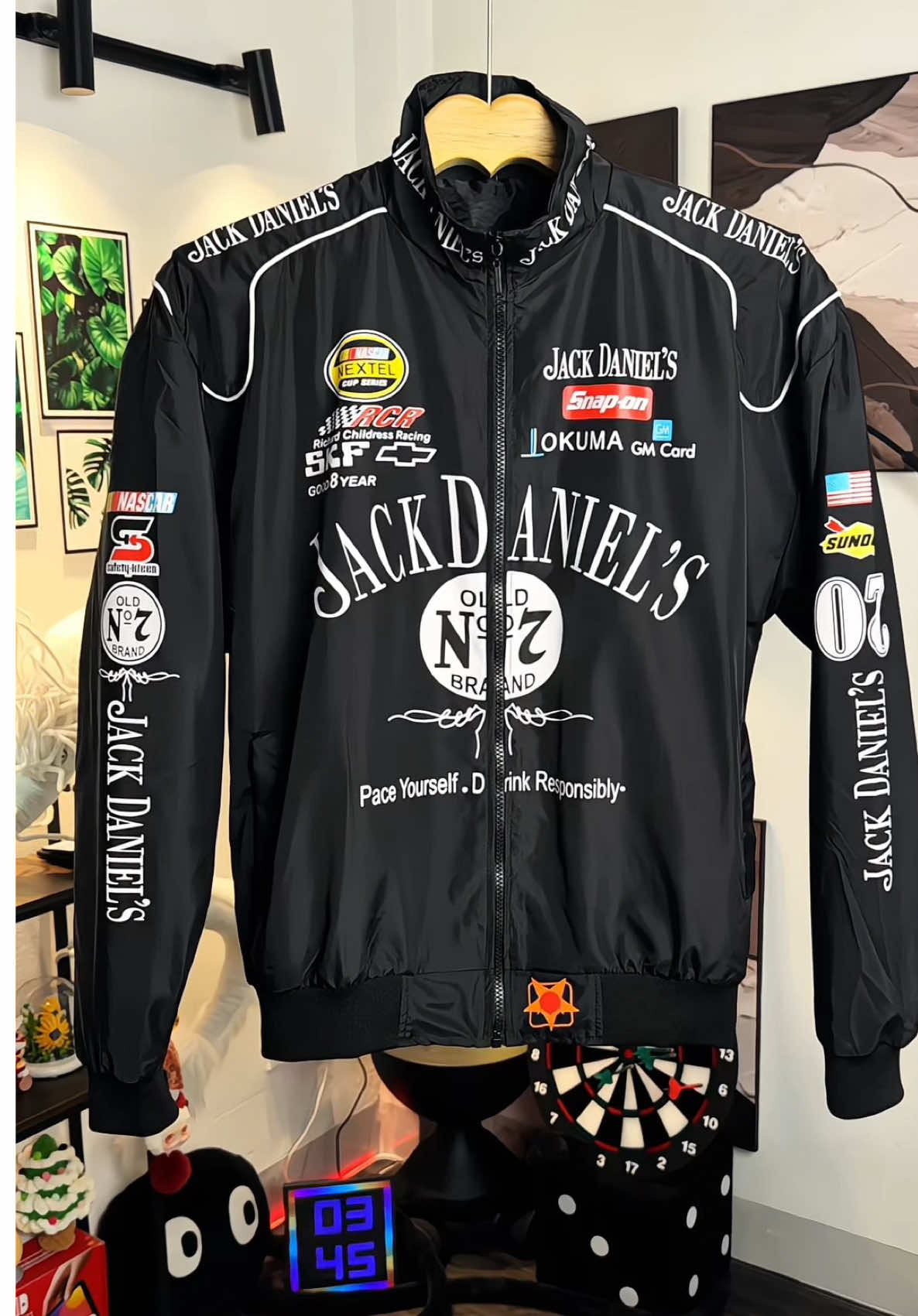 Áo Khoác JackDaniell'ss Racing Jacket. #aokhoac #aokhoacjacket #aojacket #aokhoacgio #xuhuong 