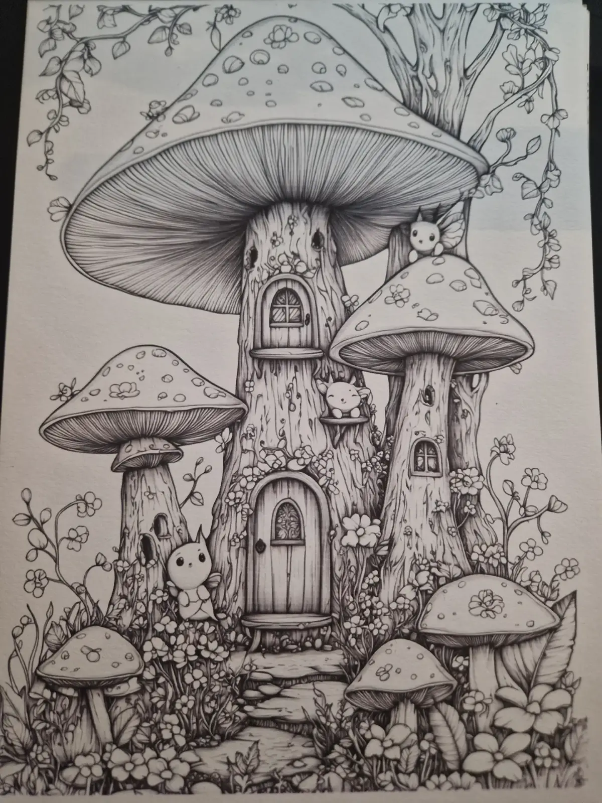 Impression sur feuille a dessiner Canson, la Qualité et incroyable.  #zen #coloriage #creation #nature #dessin 