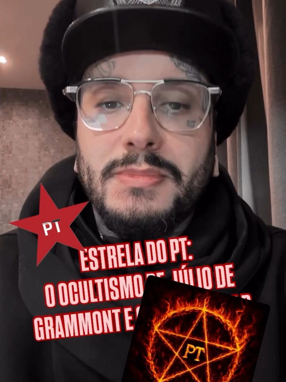 Significado ocultista da bandeira do PT #ocultismo #pt #vicky #fy 