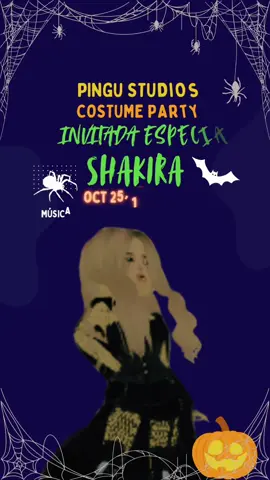 Y nuestra segunda invitada especial para la fiesta de disfraces de mañana es…. ✨Shakira✨ Vengan y disfrutemos juntos de la hermosa presentación que nos prepaparó la loba para mañana! 🐺 Recuerden unirse a nuestro servidor de Discord o a nuestro live para el audio! . . . . . #robloxevents #halloweencostumeparty #shakirashakira #shakiraconcierto #lasmujeresyanolloran 