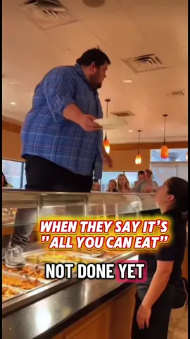 Man CRASHES OUT Over Buffet Rules 🤯 | It was supposed to be a peaceful meal... until people snapped.😳 This viral video shows a wild moment at an all-you-can-eat buffet when one man completely loses it after being told he's had enough plates. Chicken 🍗 🥴