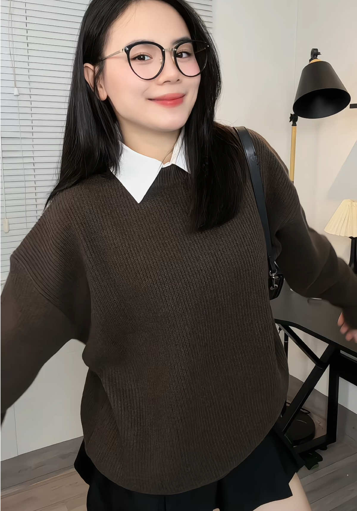 Áo len hàng QC siêu mê #xuhuong #outfit #aocardigan #aolen 
