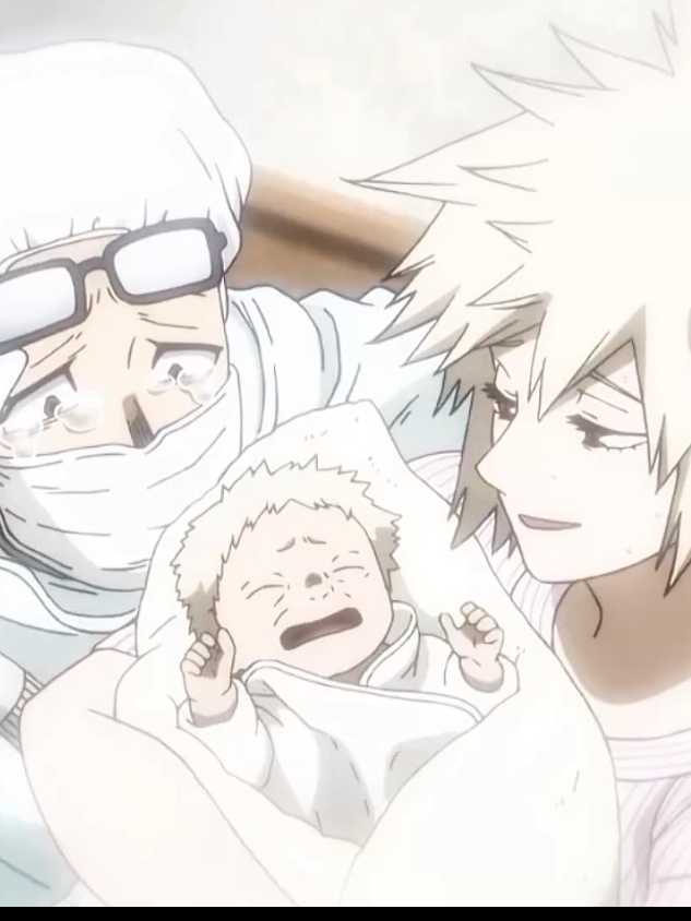 HE LOOKS CUTE😭 #bakugo #katsuki #baby #cute #mha 