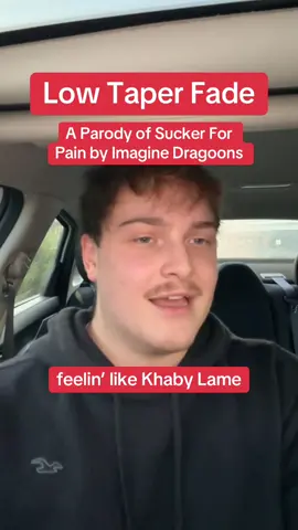 I THINK I COOKED CHAT 🙏 let me know HalLabubuween day 22! Low Taper Fade - A Brainrot Cover parody of Sucker For Pain by Lil’ Wayne, Wiz Khalifa, Imagine Dragons, Logic, Ty Dolla $ign, and X Ambassadors  (background whistle and vocals by me) . Lyrics: I goon and mew feelin’ like khaby lame I’m mogging you Labubu song’s insane just get a low taper fade John Pork will rizz you up and eat your chicken stars Just get a low taper fade I been goonin’ with my dudemen they’re all 41 you’re newgen Yuno Ball knowledge elite, yeah, you’re just so holy peak I been watching clips of Speed and Kai Cenat might be unc status but I know my brainrot I’m just a bebeh sayin’ 67 is so amazing bing chilling looksmaxxing yo gurt dig in yo buh thought you could ragebait lost your aura in da klerb yeah we all fam even if you aint group 7 don’t “TS PMO” me you bedrotting with a chopped chin Grimace shakes be bussin but you gonna need knee surgery so ask how i like my Lunchly I like my cheese drippy like Dubai chocolate you gotta lock in yeah I’m locked in 8’m no devolving brain evolving i goon and mew feelin’ like Khaby Lame I’m mogging you Labubu song’s insane just get a low taper fade doi doi doi doi doi doi doi doi doi doi doi doi i’ll goon and mew just get a low taper fade I goon and mew feelin’ like khaby lame I’m moggin you just get a low taper fade #67 #brainrot #singing #imaginedragons #fyp 