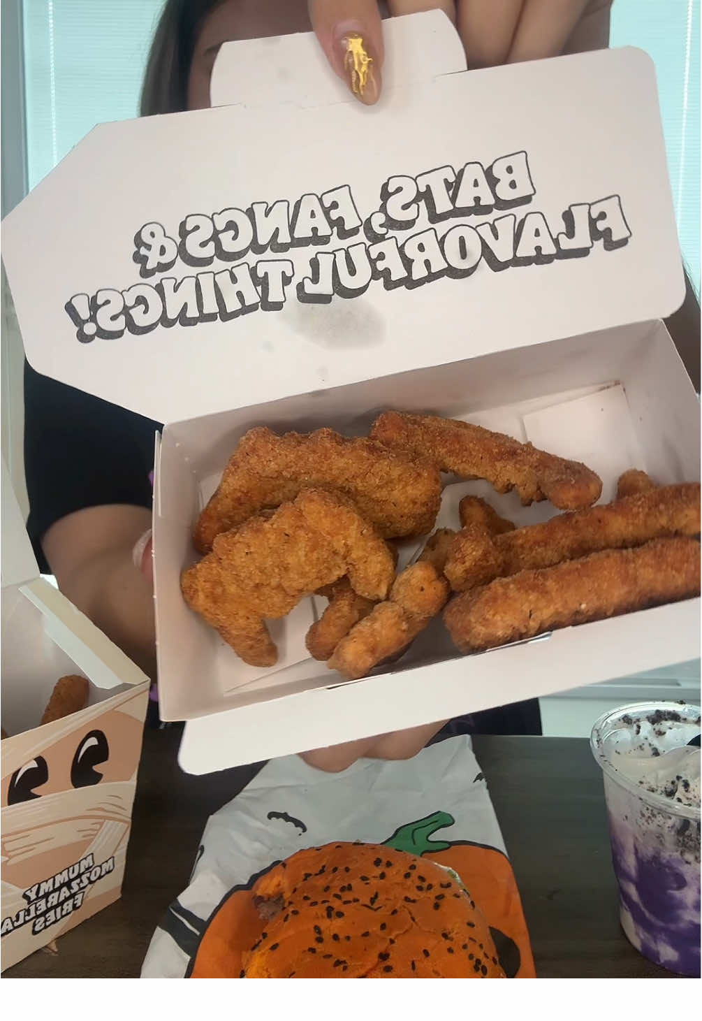 @Burger King Monster Bundle meal!👻🎃 #mukbang #burgerking #halloween #spookyseason #fyp 