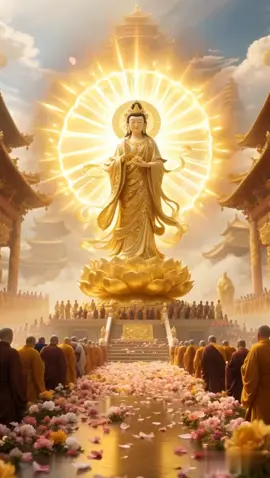 Bodhisattva Guanyin's message: All things in the world have cause and effect. Everything requires effort and care. May you be grateful and have a smooth life. #guanyin #buddhism #佛教 #观世音 #六字大明咒 #tiktok #观音 #buddha 