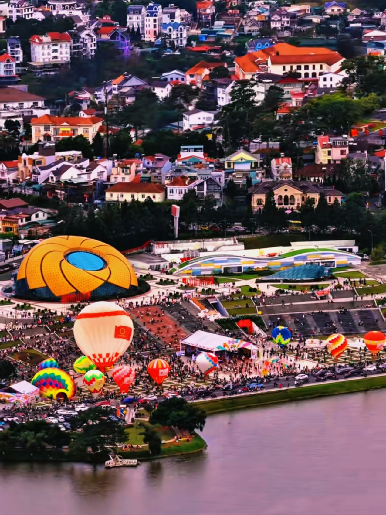 Lễ Hội Khinh khí Cầu Tại Đà Lạt #canhđepthiennhien #canhđepthiennhien 