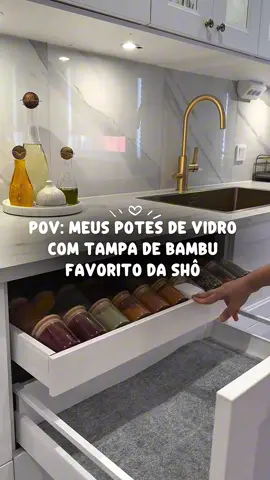 Organização perfeita para sua cozinha✨  busque na Shô  ID AET-KDN-FPA ##organizacao##cozinhaorganizada##utilidadesdomesticas##potehermetico