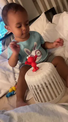 She lovesss her @Sesame Street characters 🥹 #sesamestreet #elmo #abby #cookie 