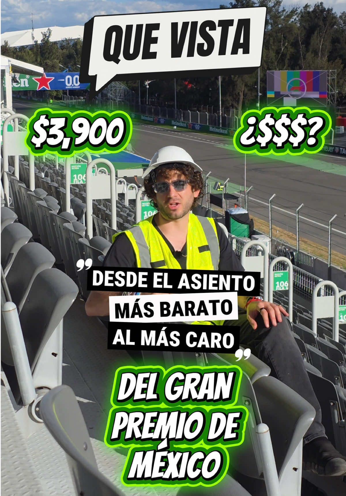 Así se viven las experiencias de primera 🤌🏻 #MexicoGP #Heineken00 #Publicidad #BoletosF1 ##F1EST @Heineken 0.0 MX 