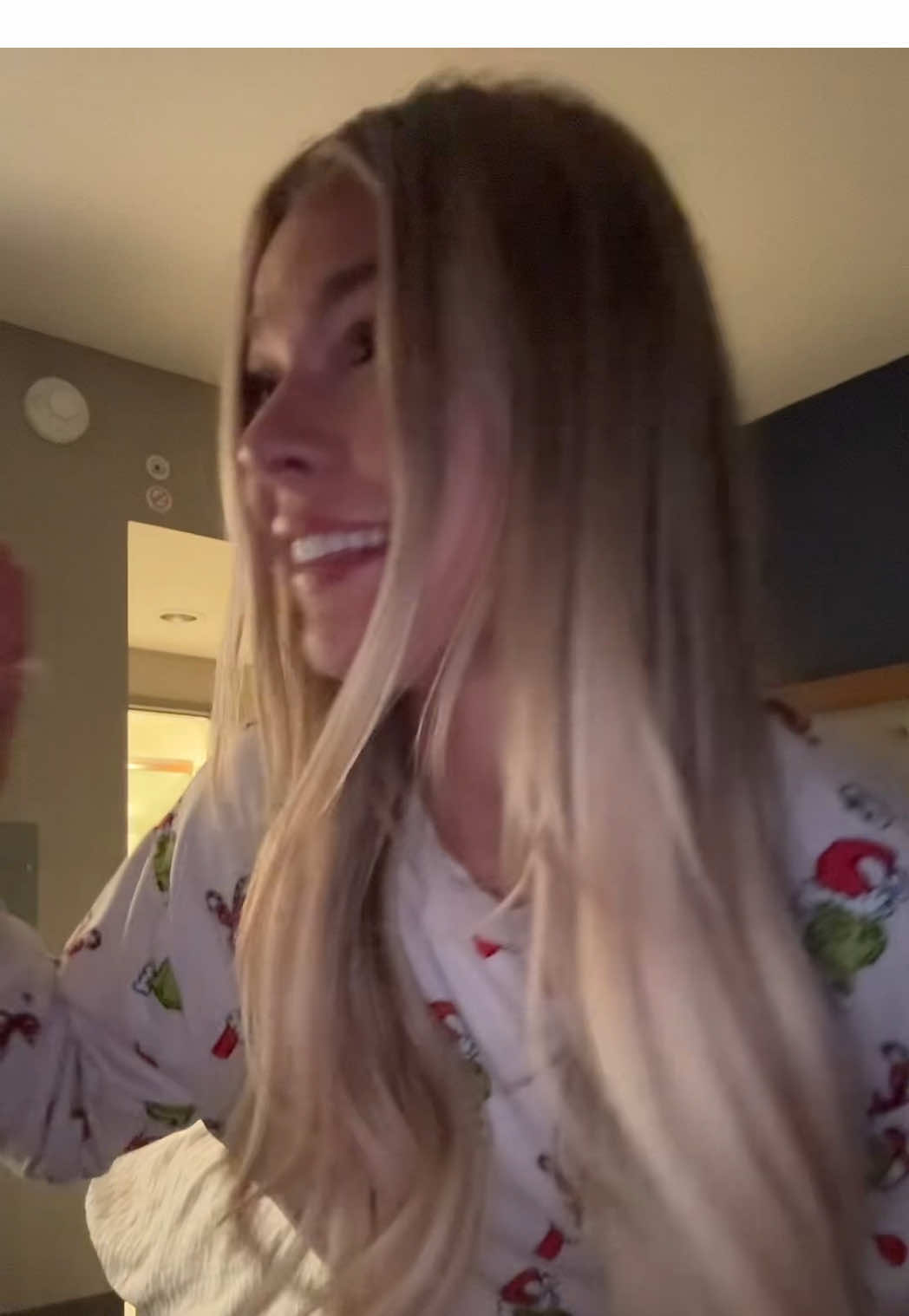 Grinch pjs in the hotel tonight 🤌#nowork #offtheclock #operator #bluecollar #work@J E S S I E  M U R P H  